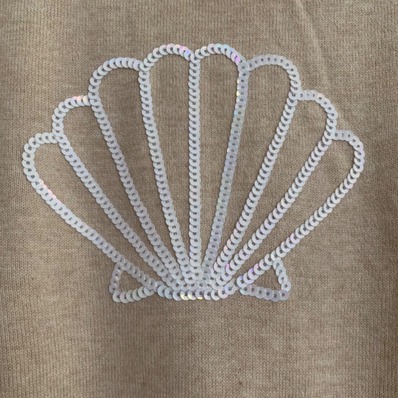 J Crew Factory Teddie Seashell Sweater NWT Medium - Picture 3 of 4